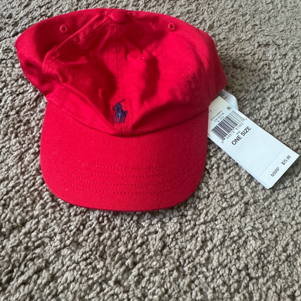 Polo by Ralph Lauren Red Kids Hat